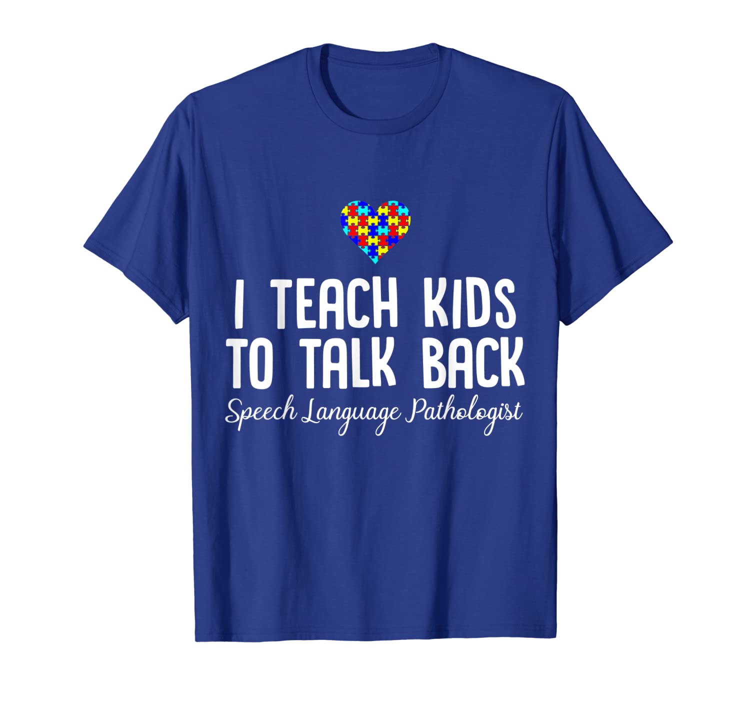 speech pathology therapy talk autism awareness month tshirt, White;black