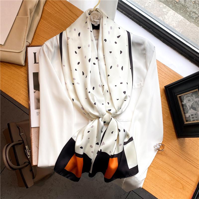 Scarves Print Silk Skinny Scarf For Women Turban Muslim Headscarfs Shawl Wraps Bandana Female Headband Bag Belt Foulard Neckerchief, Blue;gray
Scarves Print Silk Skinny Scarf For Women Turban Muslim Headscarfs Shawl Wraps Bandana Female Headband Bag Belt Foulard Neckerchief, Blue;gray