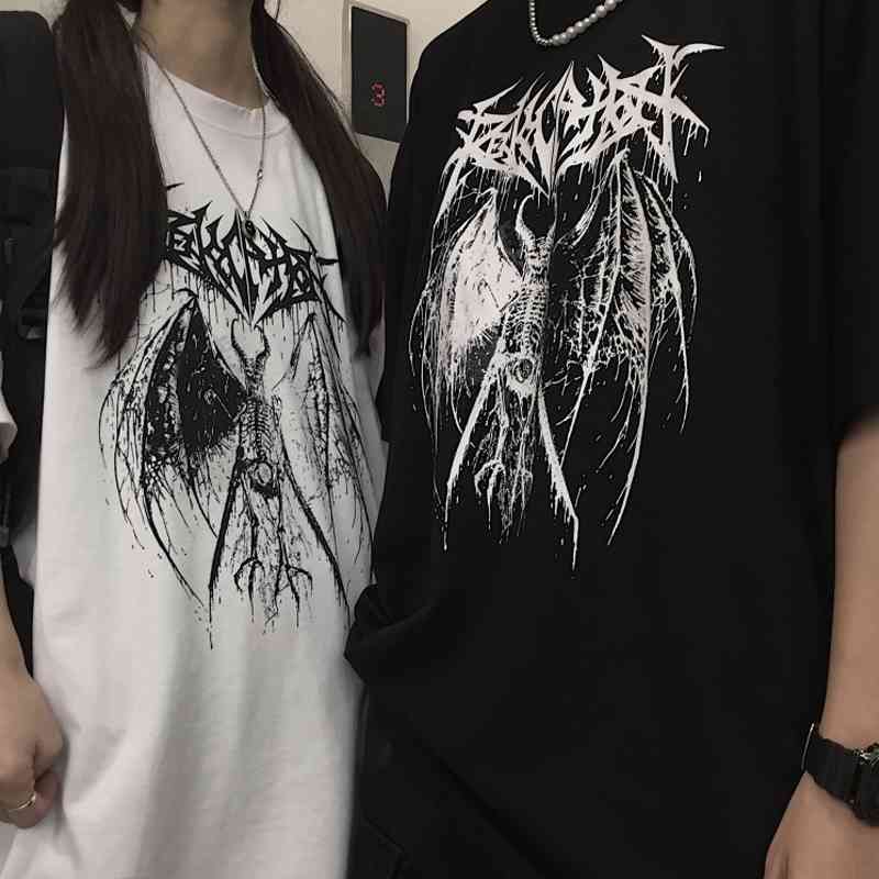 Women' T-shirt Y2K Top Harajuku Retro Korean Style Black Demon Punk Gothic Anime Print Clothing Plus Size
Women' T-shirt Y2K Top Harajuku Retro Korean Style Black Demon Punk Gothic Anime Print Clothing Plus Size