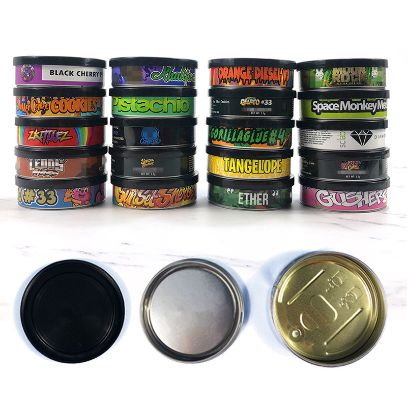Storage Bottles Jars Tinplate cans tin circular sticker cannabis tobacco candy 20 styles 3.5 g
Storage Bottles Jars Tinplate cans tin circular sticker cannabis tobacco candy 20 styles 3.5 g