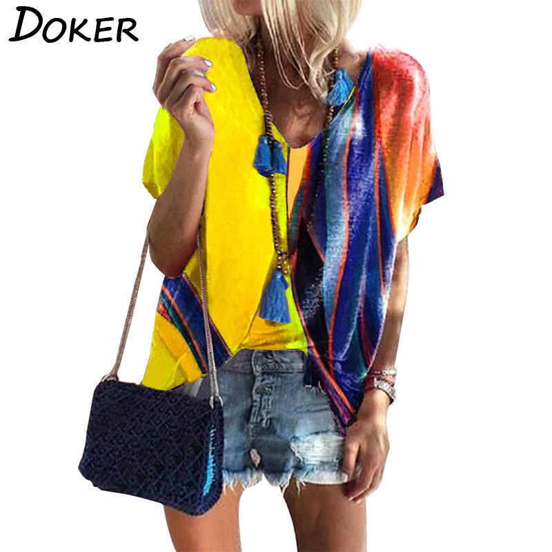Contrasting Color Patchwork O Neck Short Sleeve Women T Shirt Casual Loose Plus Size Streetwear Ladies Tops 210604, Yellow
Contrasting Color Patchwork O Neck Short Sleeve Women T Shirt Casual Loose Plus Size Streetwear Ladies Tops 210604, Yellow