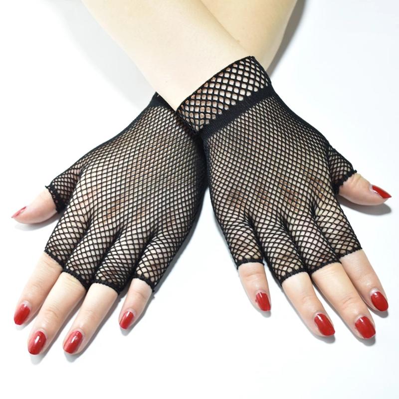 Five Fingers Gloves Fashion Half-finger Stretch Short Fishing Net Cool Theme Party Suit With For Men And Women
Five Fingers Gloves Fashion Half-finger Stretch Short Fishing Net Cool Theme Party Suit With For Men And Women