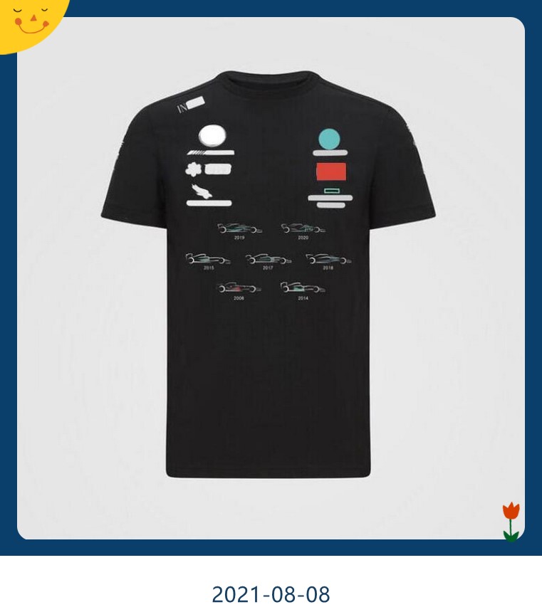 2021 co-branded F1 team uniforms customized LOGO quick-drying breathable short t-shirt Formula 1 plus size recreational car fans locomo
2021 co-branded F1 team uniforms customized LOGO quick-drying breathable short t-shirt Formula 1 plus size recreational car fans locomo