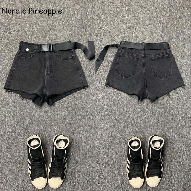 High-waisted Shorts For Women 2021, The Women's Loose-fitting And Slim-looking A-line Including Waistband