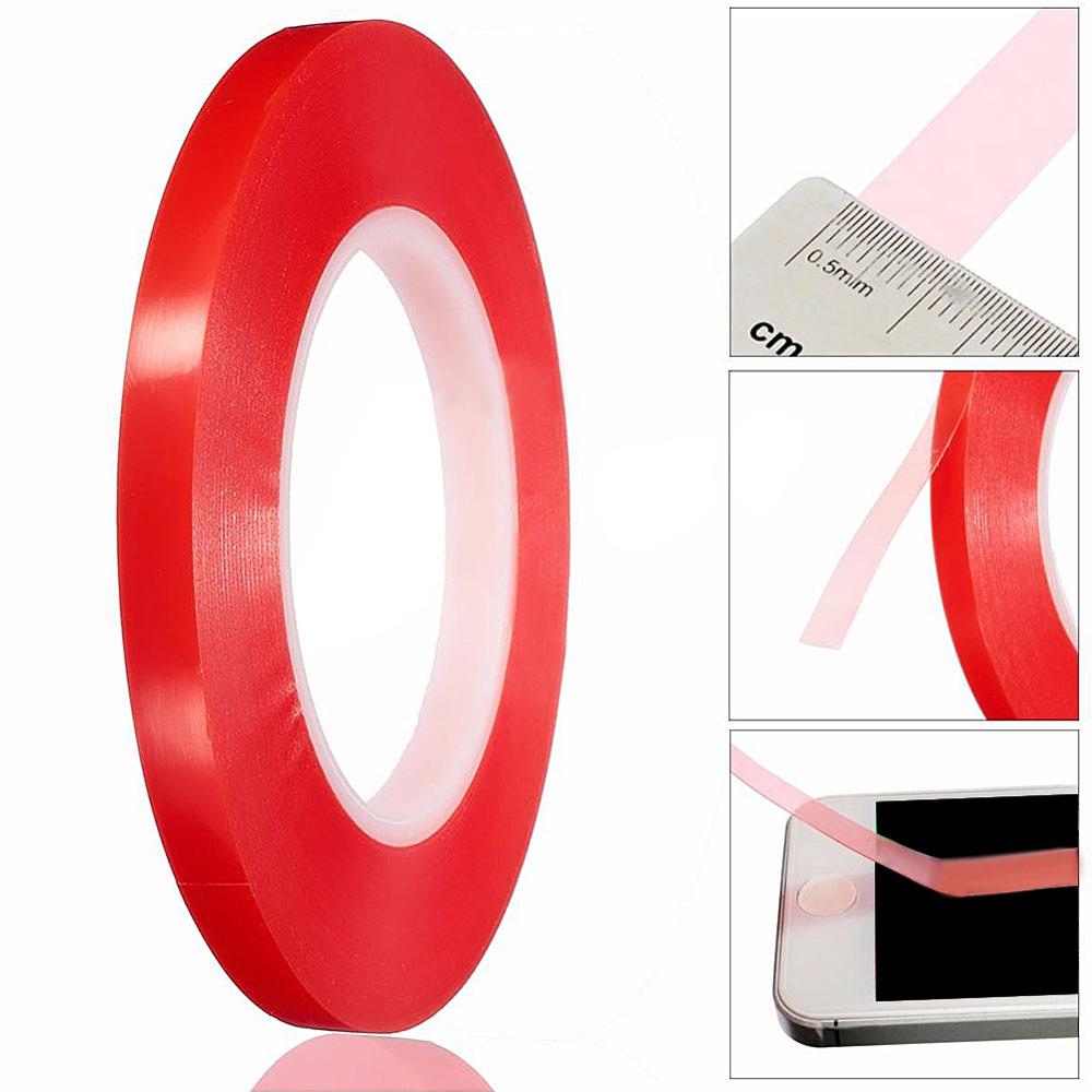 Width (1,2,3,4,5,6,8,10) 25M Adhesive Tape RED Film Transparent Double Sided Sticky For Cell Phone Repair
Width (1,2,3,4,5,6,8,10) 25M Adhesive Tape RED Film Transparent Double Sided Sticky For Cell Phone Repair