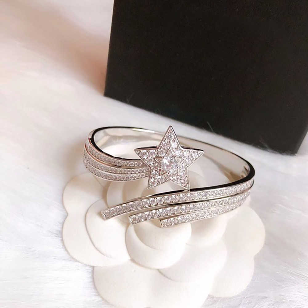brand fashion Women jewelry big meteor cute and sweet star ladies wedding bracelet