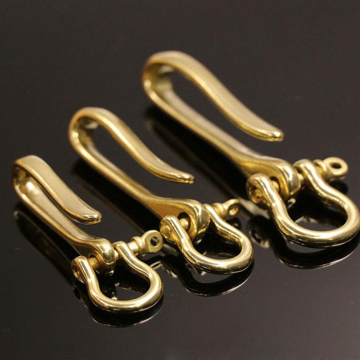 Keychains Copper Brass U Shaped Fob Belt Hook Clip Mens Metal Gold 3 Size Key Chain Ring Joint Connect Buckle Holder Accessory
Keychains Copper Brass U Shaped Fob Belt Hook Clip Mens Metal Gold 3 Size Key Chain Ring Joint Connect Buckle Holder Accessory