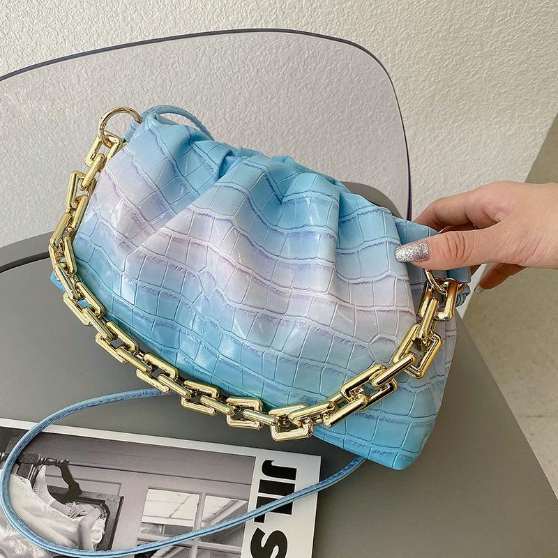Gold Chain PU Leather Bag For Women 2021 Summer Armpit Lady Shoulder Handbags Female Solid Color Travel Handbag Totes
Gold Chain PU Leather Bag For Women 2021 Summer Armpit Lady Shoulder Handbags Female Solid Color Travel Handbag Totes