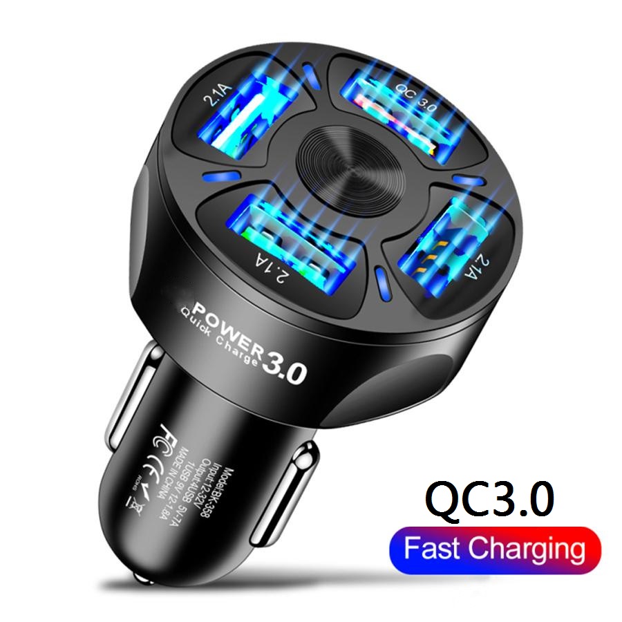 Universal QC3.0 Fast Quick Charging 35W 3 & 4 Usb Ports Car Charger For Iphone 7 8 Plus X XR 11 12 13 Pro Max Samsung Gps Tablet PC
Universal QC3.0 Fast Quick Charging 35W 3 & 4 Usb Ports Car Charger For Iphone 7 8 Plus X XR 11 12 13 Pro Max Samsung Gps Tablet PC