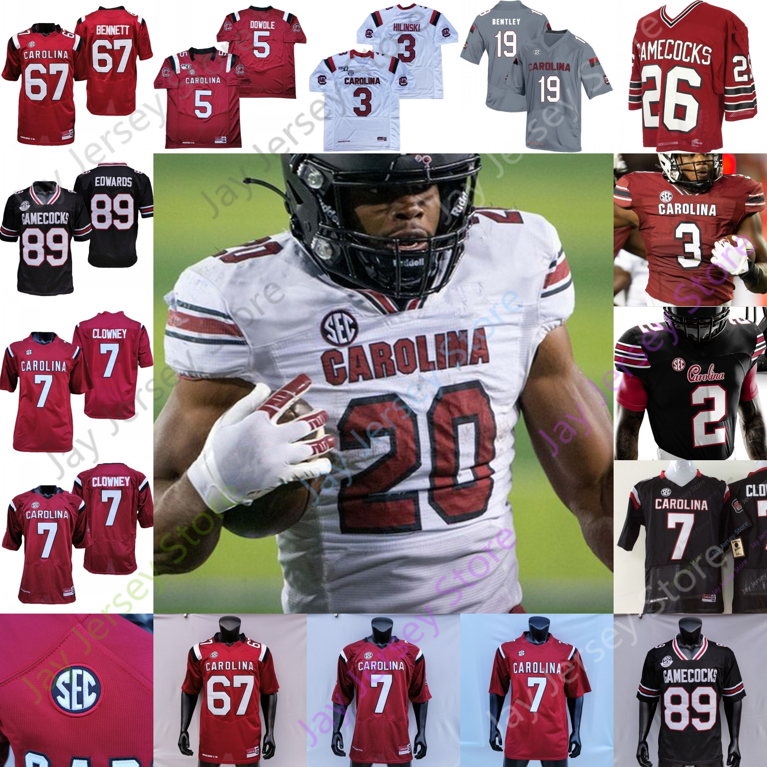 Custom South Carolina Gamecock Football Jersey NCAA College Jadeveon Clowney White Zeb Noland Jason Brown MarShawn Lloyd Juju McDowell Josh Vann Burch, 2021 red
Custom South Carolina Gamecock Football Jersey NCAA College Jadeveon Clowney White Zeb Noland Jason Brown MarShawn Lloyd Juju McDowell Josh Vann Burch, 2021 red