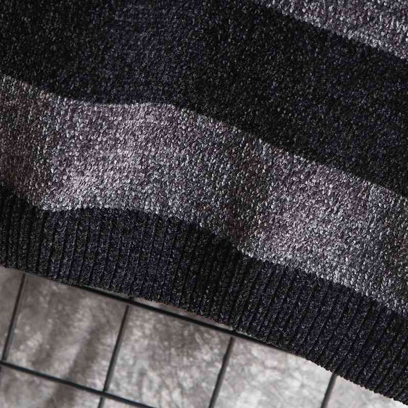 Varsanol O Neck Sweater Men Winter Pullover Sweaters for Men Cotton Embroidery Letter Knitted Sweater Male Clothing Top 3xl 210601