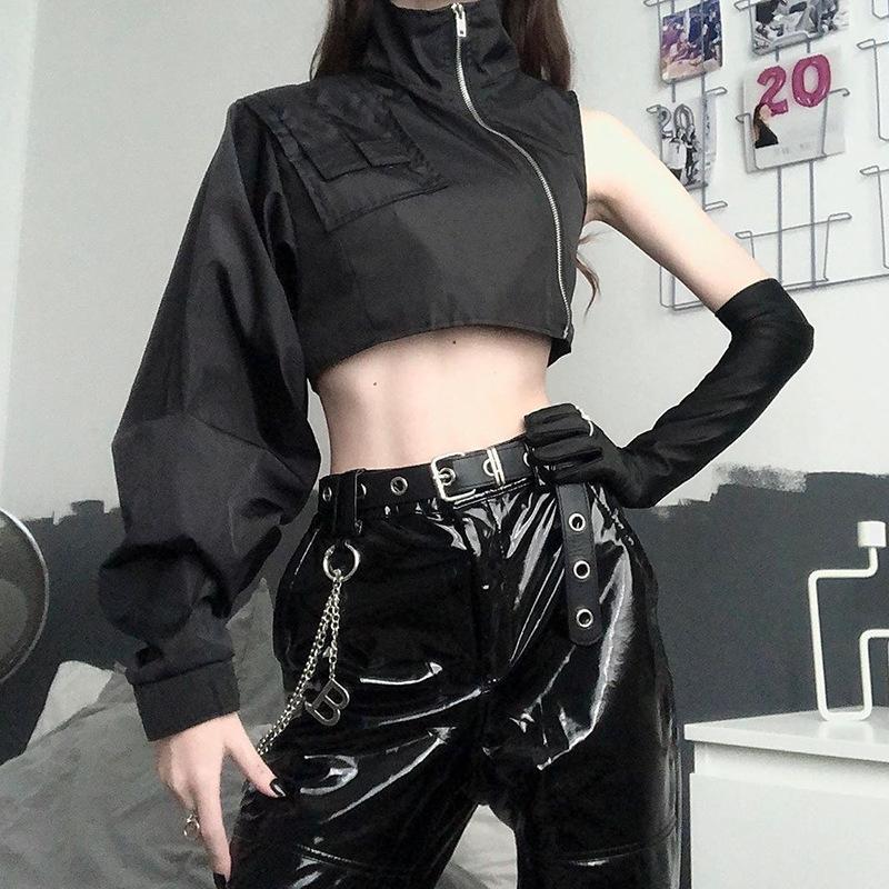 Women' Hoodies & Sweatshirts Sexy One Shoulder Long Sleeve Turtleneck Sweatshirt 2022 Fashion Gothic Punk Women Y2K Goth Irregular Zipper C, Black tops
Women' Hoodies & Sweatshirts Sexy One Shoulder Long Sleeve Turtleneck Sweatshirt 2022 Fashion Gothic Punk Women Y2K Goth Irregular Zipper C, Black tops