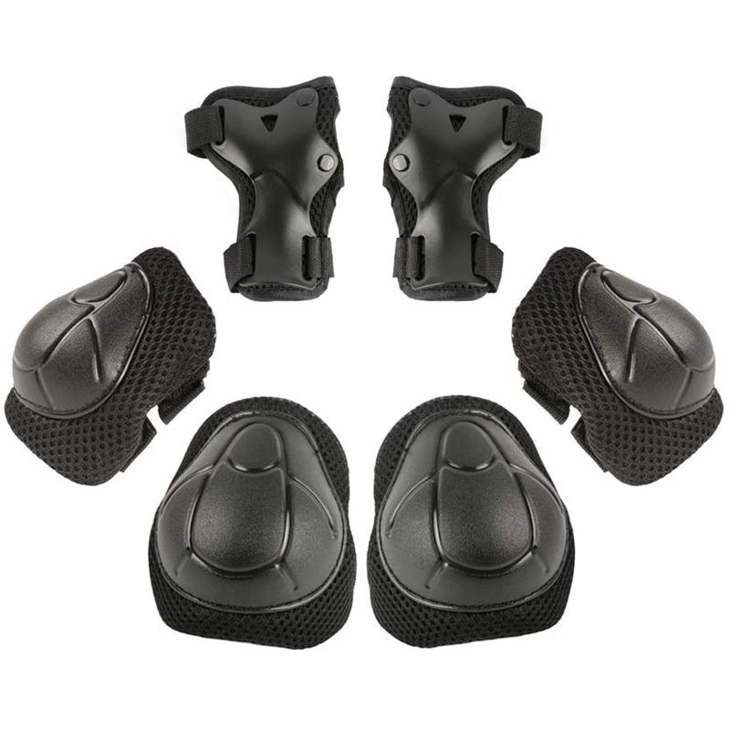 Elbow & Knee Pads 6Pcs Protective Gears Set Kids 3-7, Wrist Guards Child Safety Protector Kit For Cycling Bike Skating, Black
Elbow & Knee Pads 6Pcs Protective Gears Set Kids 3-7, Wrist Guards Child Safety Protector Kit For Cycling Bike Skating, Black