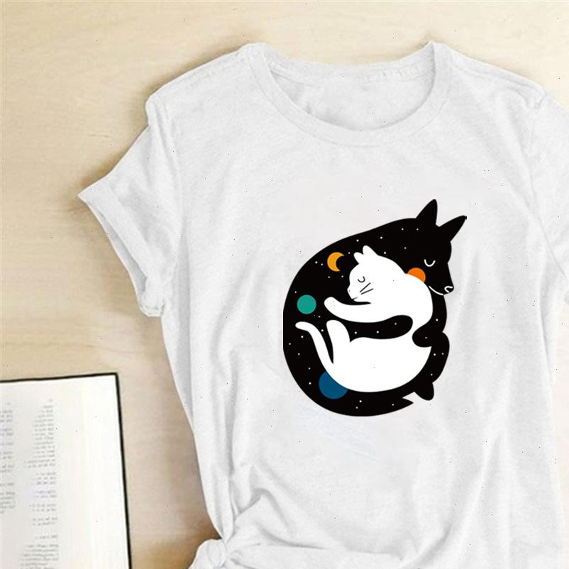 dog hugging womens t shirt cat print shirts women clothes summer casual cute graphic streetwear mujer camisetas, White
dog hugging womens t shirt cat print shirts women clothes summer casual cute graphic streetwear mujer camisetas, White