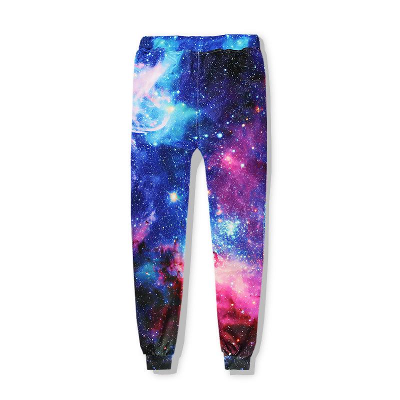 Space Galaxy Print Sport Jogging Pants Men Hipster Hip Hop Streetwear Joggers Sweatpants Harajuku Casual Sports Trousers Men's