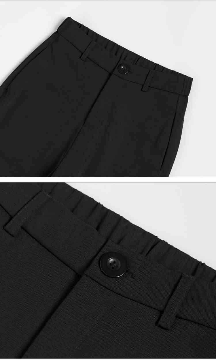 Fall pantalones mujer cintura alta wide leg pants plus size trousers cargo women Suit drape straight 7263 50 210427