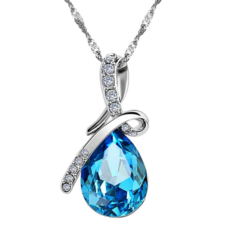 Pendant Necklaces Austrian Crystal Necklace Pendants Jewellery & Jewerly Elegant Women Fashion Jewelry Gift Wholesale 6 Colors 
Pendant Necklaces Austrian Crystal Necklace Pendants Jewellery & Jewerly Elegant Women Fashion Jewelry Gift Wholesale 6 Colors
