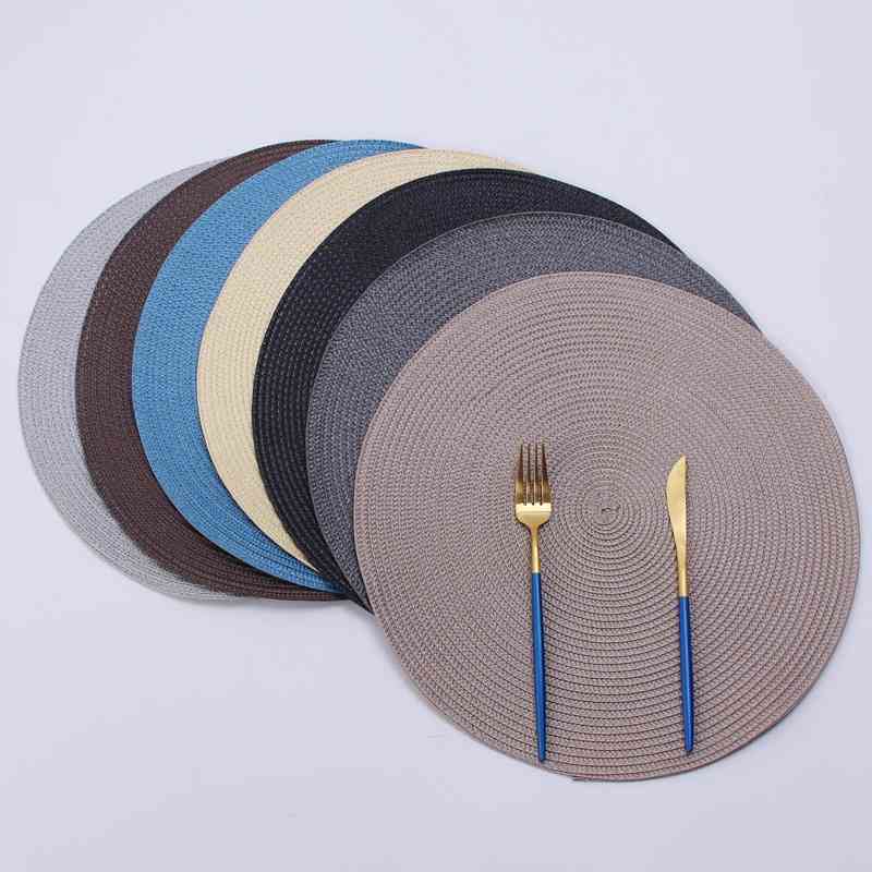 PP hand woven thermal insulation table oil proof dining plate bowl cup mat Japanese home decoration
PP hand woven thermal insulation table oil proof dining plate bowl cup mat Japanese home decoration