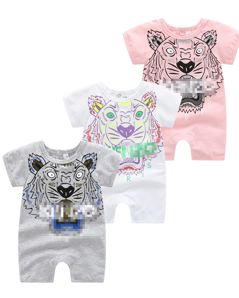 Baby Designer Clothes Short Sleeve  Girl Romper Cotton Baby Clothing Toddler Boy Designer Clothes Jumpsuit, Gray 
Baby Designer Clothes Short Sleeve  Girl Romper Cotton Baby Clothing Toddler Boy Designer Clothes Jumpsuit, Gray