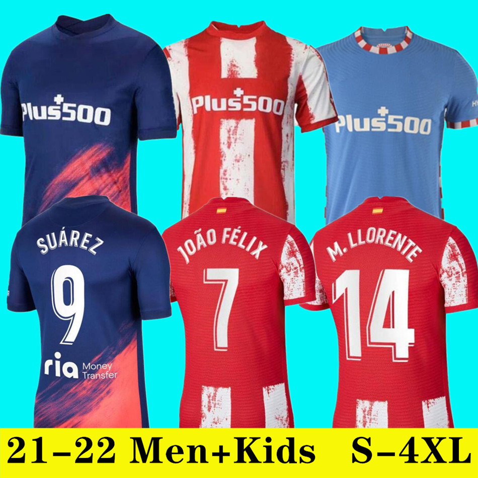2021 2022 Madrid Soccer Jerseys KOKE Atletico JOAO FELIX R.DE PAUL M.LLORENTE VITOLO SUAREZ SAUL home away 21 22 football shirt 4XL men kids, Black;yellow
2021 2022 Madrid Soccer Jerseys KOKE Atletico JOAO FELIX R.DE PAUL M.LLORENTE VITOLO SUAREZ SAUL home away 21 22 football shirt 4XL men kids, Black;yellow