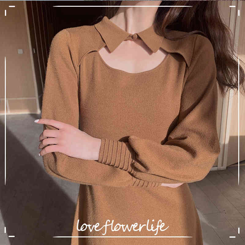Winter Knit Dress Korean Elegant Office Sweater Dress Female Casual Long Sleeve Evening Party Dress Women Spring 210521, Black
Winter Knit Dress Korean Elegant Office Sweater Dress Female Casual Long Sleeve Evening Party Dress Women Spring 210521, Black