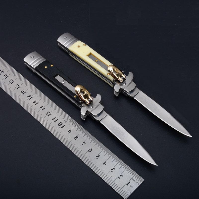 auto Inch quality 9 Folding Mafia Survival Stiletto Horizontal Good Italian Knife 440C Blade Camping AB Hunting Tactical Knifes C81 EDC Indc
auto Inch quality 9 Folding Mafia Survival Stiletto Horizontal Good Italian Knife 440C Blade Camping AB Hunting Tactical Knifes C81 EDC Indc