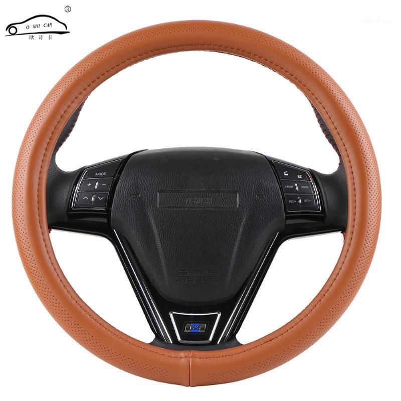 Steering Wheel Covers Genuine Leather Car Cover Wavy Lines Design Universal Silica Gel Liner Steering-wheel Braid Snake Skin Pattern
Steering Wheel Covers Genuine Leather Car Cover Wavy Lines Design Universal Silica Gel Liner Steering-wheel Braid Snake Skin Pattern