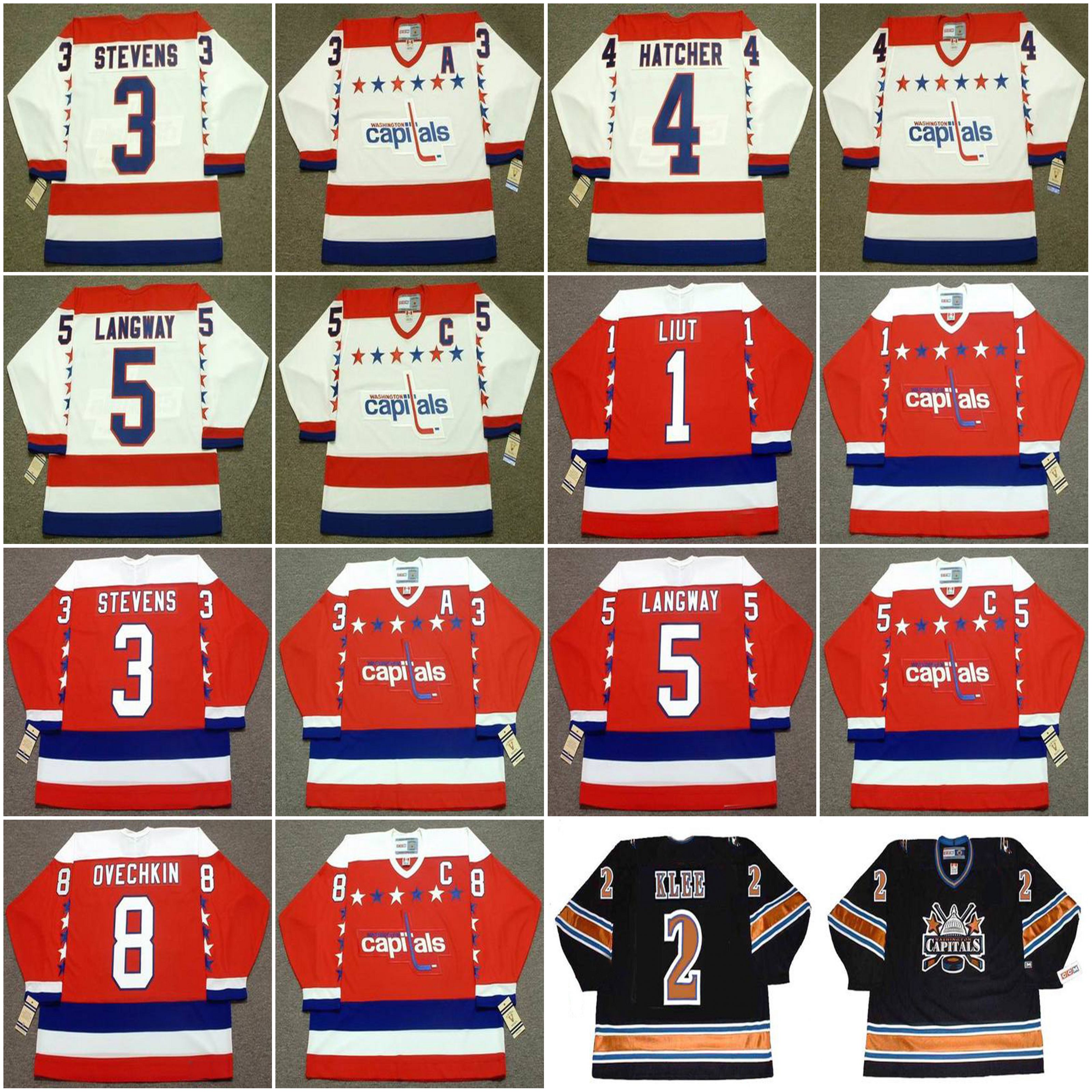 Washington Capitals Vintage Hockey Jersey 1 MIKE LIUT 1990 KLEE STEVENS HATCHER LANGWAY OVECHKIN 8 LARRY MURPHY 1988 9 RYAN WALTER 1980 JONE, Blue;black
Washington Capitals Vintage Hockey Jersey 1 MIKE LIUT 1990 KLEE STEVENS HATCHER LANGWAY OVECHKIN 8 LARRY MURPHY 1988 9 RYAN WALTER 1980 JONE, Blue;black