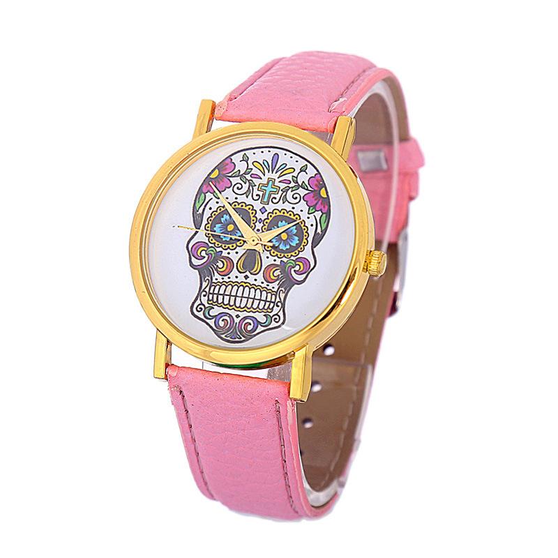 Wristwatches Fashion Garden Hip-hop Style Skull Pattern Watch Men And Women Universal Belt Cool Versatile Fried Street, White
Wristwatches Fashion Garden Hip-hop Style Skull Pattern Watch Men And Women Universal Belt Cool Versatile Fried Street, White