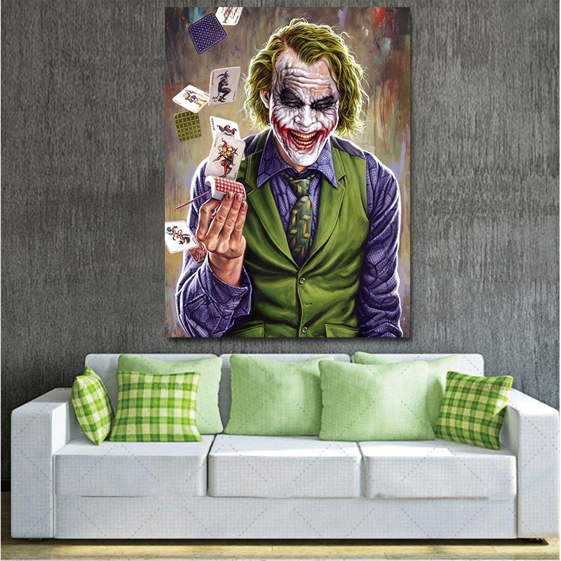 Joker Canvas Painting Abstract Art Wall Pictures for Living Room Posters Prints Modern Wall Pictures