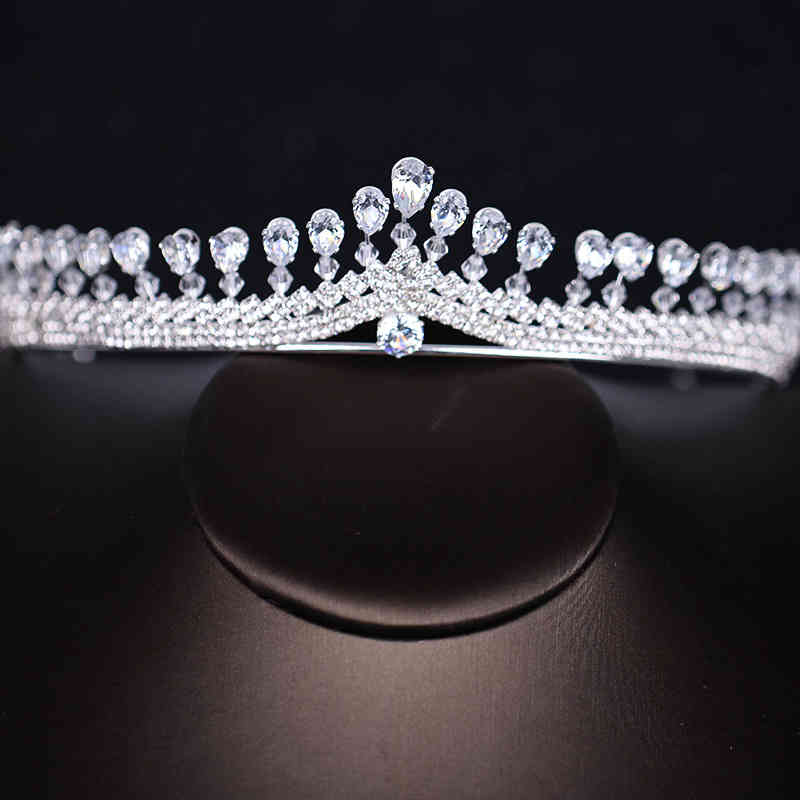 Wedding Hair Jewelry Accessories 2018 Selling Silver Zircon Crown Bridal Dress Headdress Gift Headband