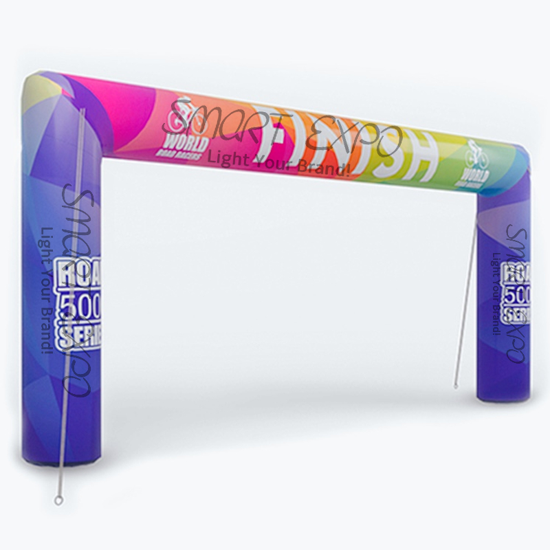 Sports Inflatable Arch Entrance 0.8xW8xH4m Advertising Square Archway with Custom Printing and Blower