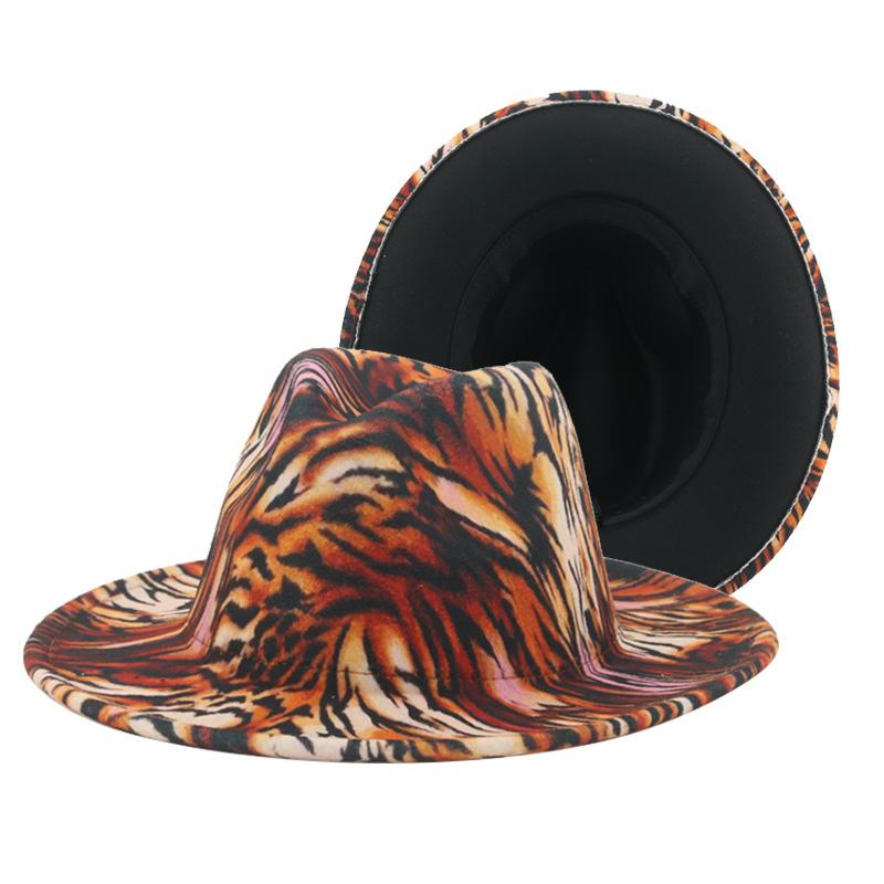 Berets Hats For Women Fedoras Winter Hat Felt Accessories Patchwork Zebra Giraffe Leopard Luxury Cowboy Chapeau Femme
Berets Hats For Women Fedoras Winter Hat Felt Accessories Patchwork Zebra Giraffe Leopard Luxury Cowboy Chapeau Femme