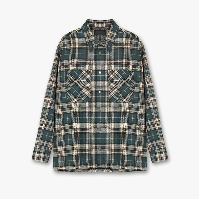 21FW RP Wool Plaid Vintage Shirt Jackets Spring Autumn Casual High Street Color Matching Shirt Long Sleeve Men Women Couples Fashion Jacket Outwear TJMJYJK174, Green
21FW RP Wool Plaid Vintage Shirt Jackets Spring Autumn Casual High Street Color Matching Shirt Long Sleeve Men Women Couples Fashion Jacket Outwear TJMJYJK174, Green