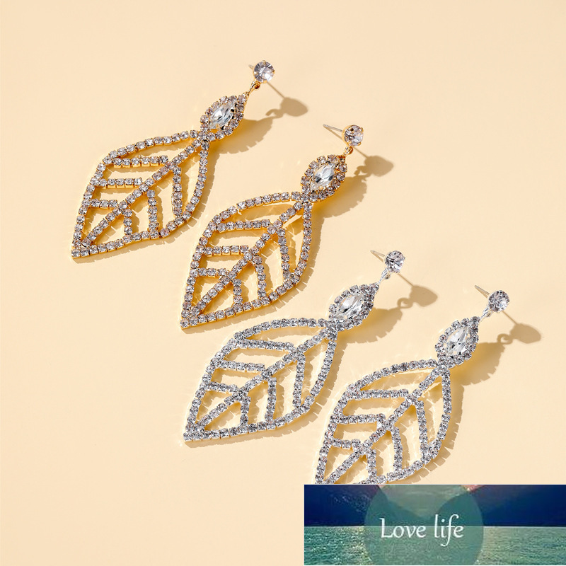 Wedding Crystal Tree Leaf Earrings Zircon Hollow Leaf Earrings For Women Earing Bridal Jewelry Banquet Party Earings Factory price expert design Quality Latest
Wedding Crystal Tree Leaf Earrings Zircon Hollow Leaf Earrings For Women Earing Bridal Jewelry Banquet Party Earings Factory price expert design Quality Latest