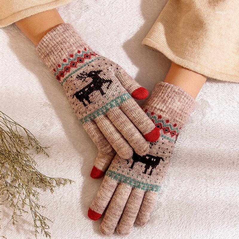 Women Christmas Gloves Extra-warm Fleece Winter Warm For & Men Mittens Elk Cute #J2P1
Women Christmas Gloves Extra-warm Fleece Winter Warm For & Men Mittens Elk Cute #J2P1