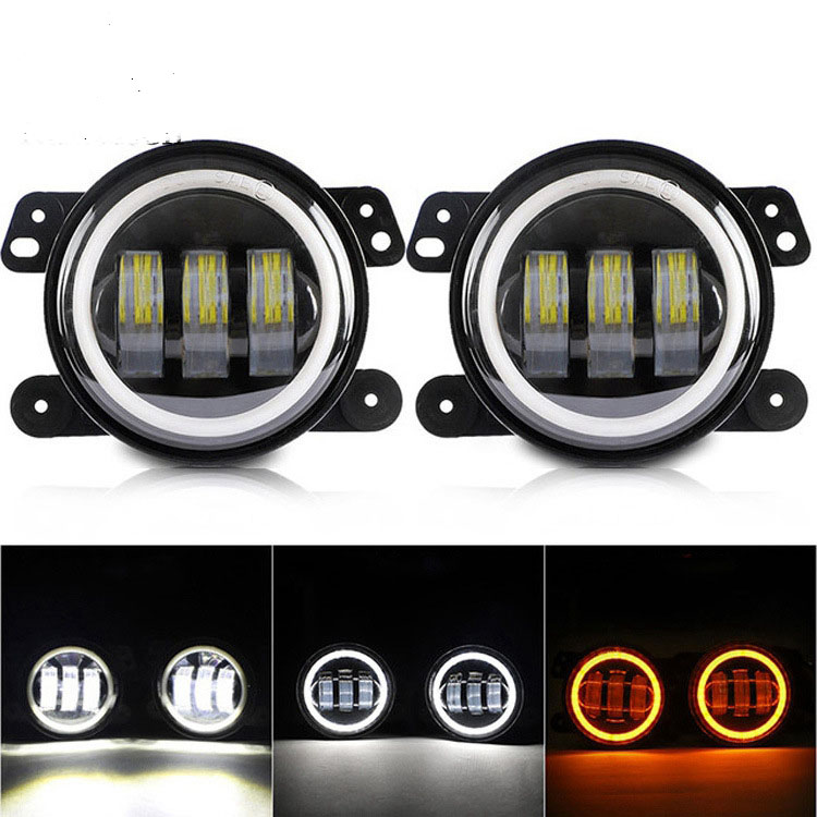 2PCS 4 Inch 30W LED Fog Lights for Jeep Wrangler Front Bumper Replacements White Amber Driving Offroad
2PCS 4 Inch 30W LED Fog Lights for Jeep Wrangler Front Bumper Replacements White Amber Driving Offroad