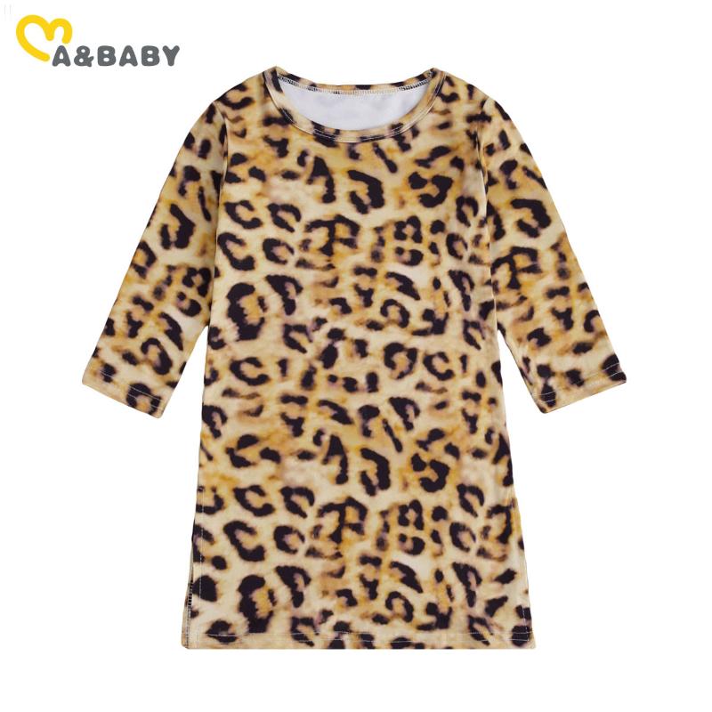 Girl's Dresses Ma&Baby 6M-5Y Spring Autumn Toddler Baby Kid Child Girls Leopard Dress For Long Sleeve Straight Clothes Costumes, Red;yellow 
Girl's Dresses Ma&Baby 6M-5Y Spring Autumn Toddler Baby Kid Child Girls Leopard Dress For Long Sleeve Straight Clothes Costumes, Red;yellow