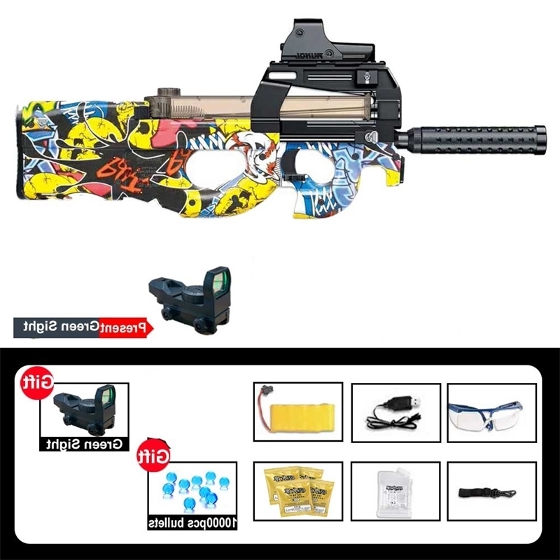 4144Electric Blaster P90 Weapons Graffiti Water Gel Ball Automatic Assault Sniper Gun Toy For Children Outdoor CS Gifts
4144Electric Blaster P90 Weapons Graffiti Water Gel Ball Automatic Assault Sniper Gun Toy For Children Outdoor CS Gifts
