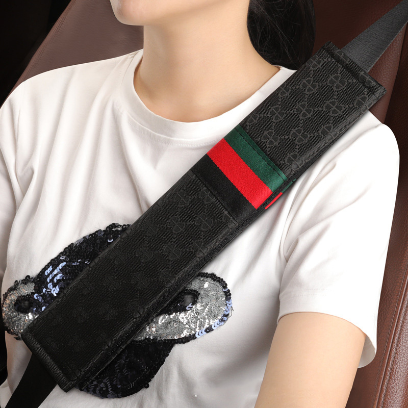 1 Pair Flax Breathable Car Sefety Seats Belt Cover Children isofix Seat belts Shoulder Pads Protection Padding Gift For baby Auto parts