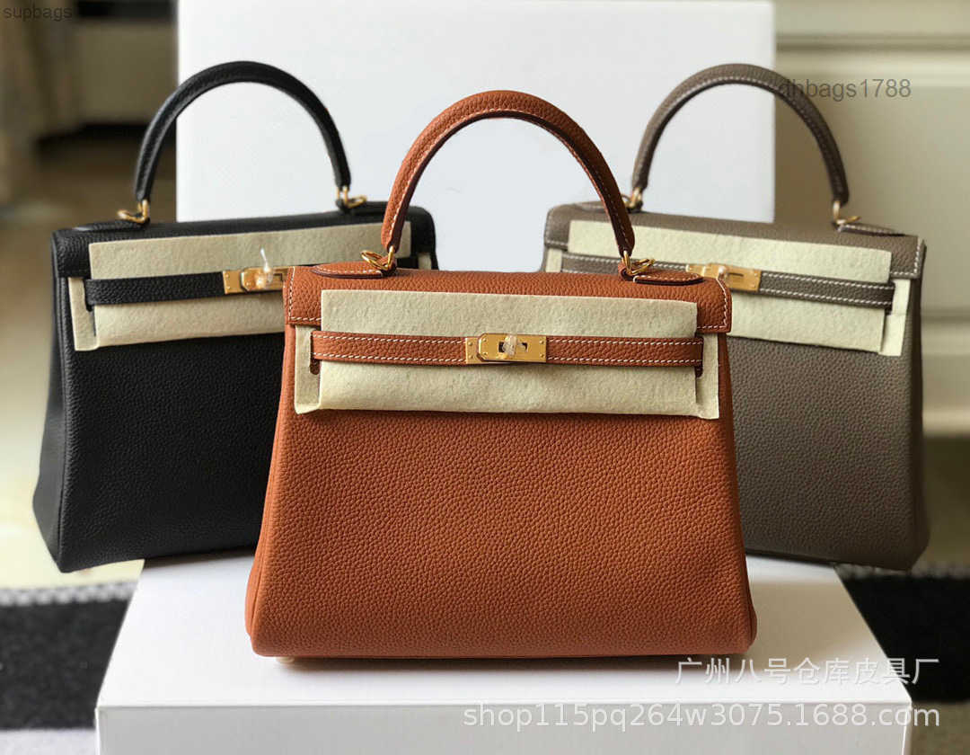 Designer luxury handbagHigh quality kellies litchi grain Togo calfskin 25 28 Portable Single Shoulder Messenger buckle leather Women's Bags B-001, Elephant gray
Designer luxury handbagHigh quality kellies litchi grain Togo calfskin 25 28 Portable Single Shoulder Messenger buckle leather Women's Bags B-001, Elephant gray