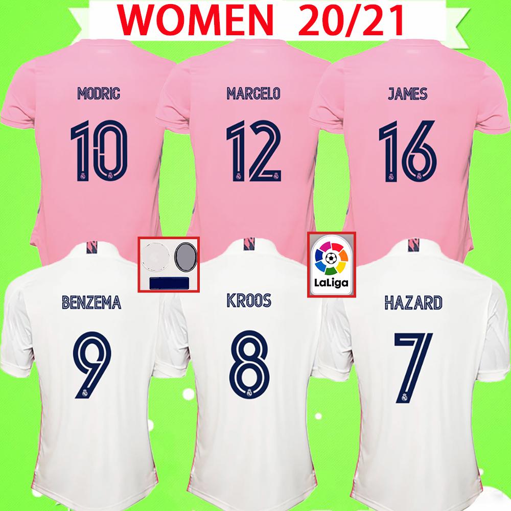 WOMEN 2020 2021 Real madrid grils soccer jerseys 20 21 home away pink BENZEMA BALE HAZARD ZIDANE SERGIO RAMOS ladies football shirts, Black;yellow
WOMEN 2020 2021 Real madrid grils soccer jerseys 20 21 home away pink BENZEMA BALE HAZARD ZIDANE SERGIO RAMOS ladies football shirts, Black;yellow