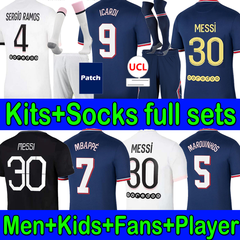 Messi French club Full Sets 21/22 Fans Player Version soccer jerseys 22/23 MBAPPE VERRATTI KEAN 2021 DI MARIA KIMPEMBE Adult+Kids Kits+Socks Football Shirts jersey, B518# 2122
Messi French club Full Sets 21/22 Fans Player Version soccer jerseys 22/23 MBAPPE VERRATTI KEAN 2021 DI MARIA KIMPEMBE Adult+Kids Kits+Socks Football Shirts jersey, B518# 2122