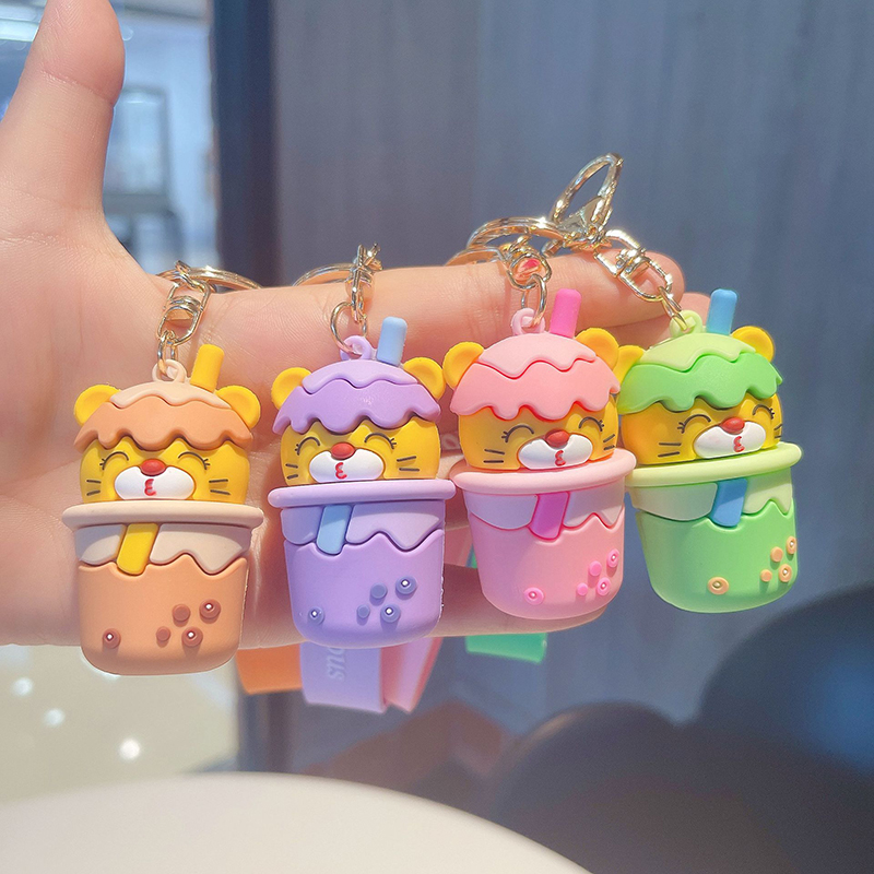 Kawaii Coffee Cup Keychain for Bags Cartoon Design Anime Keyring Bubble Tea Keyring, Silver
Kawaii Coffee Cup Keychain for Bags Cartoon Design Anime Keyring Bubble Tea Keyring, Silver