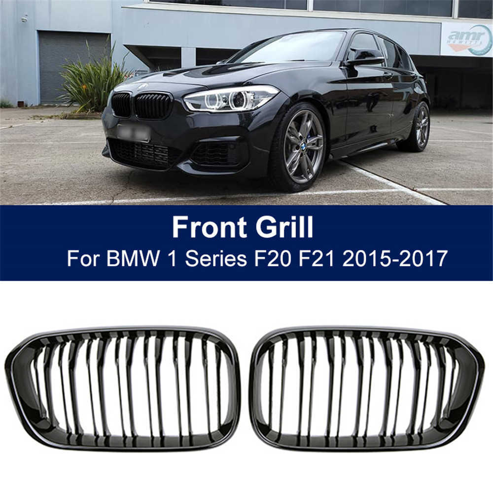 Front Bumper Kidney Grill Double Slat Racing Sport Grille Fit For BMW F20 F21 LCI 120i 1Series 2015 ,Car Accessories от DHgate WW