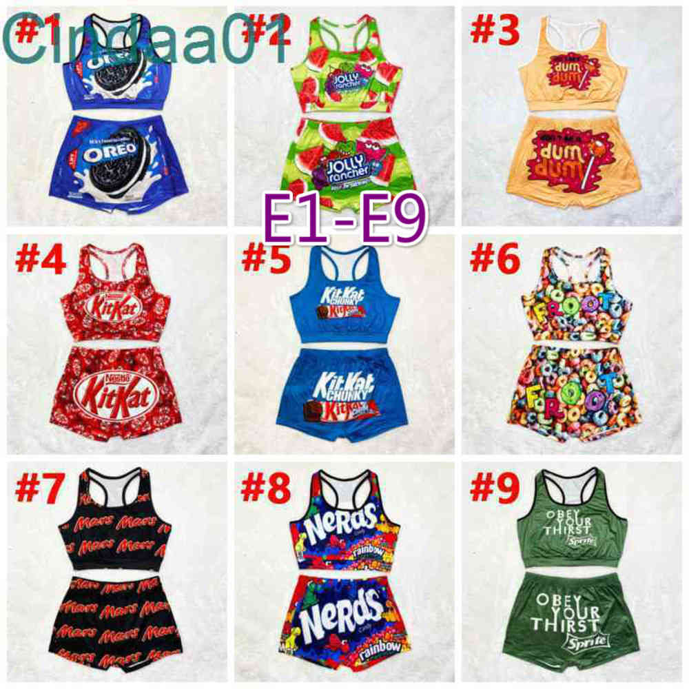 Women Tracksuits 2 Pieces Set Designer Vest Shorts Yoga Pants Outfits Cartoon Letters Printed Casual Ladies Clothing Suspenders Tops Suit 51 Styles, F1-f9(s-xxl)
Women Tracksuits 2 Pieces Set Designer Vest Shorts Yoga Pants Outfits Cartoon Letters Printed Casual Ladies Clothing Suspenders Tops Suit 51 Styles, F1-f9(s-xxl)