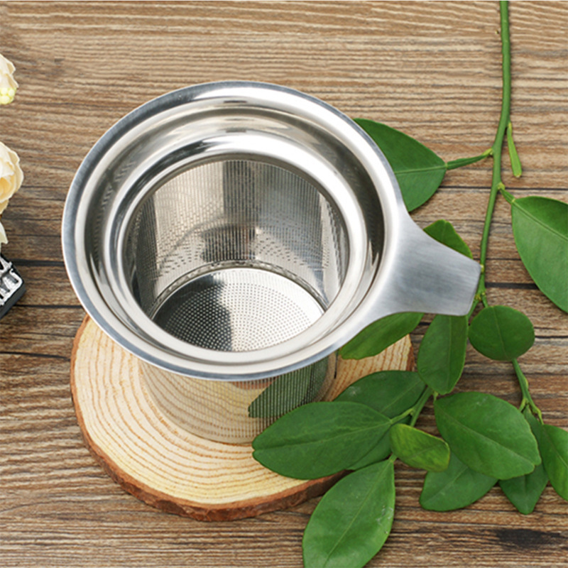 Stainless Steel Mesh Tea Infuser Tools Household Reusable Coffee Strainers Spices Loose Filter Strainer Herbal Spice Filters BH5409 TYJ