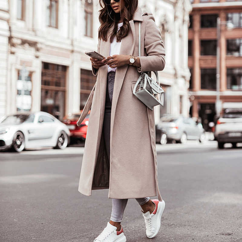 Winter Elegant Long Sleeve Coat for Women Light Tan Office Lady Overcoat Plus Size Windproof Wool Coat Fashion Windbreaker 210915, Apricot 21125
Winter Elegant Long Sleeve Coat for Women Light Tan Office Lady Overcoat Plus Size Windproof Wool Coat Fashion Windbreaker 210915, Apricot 21125