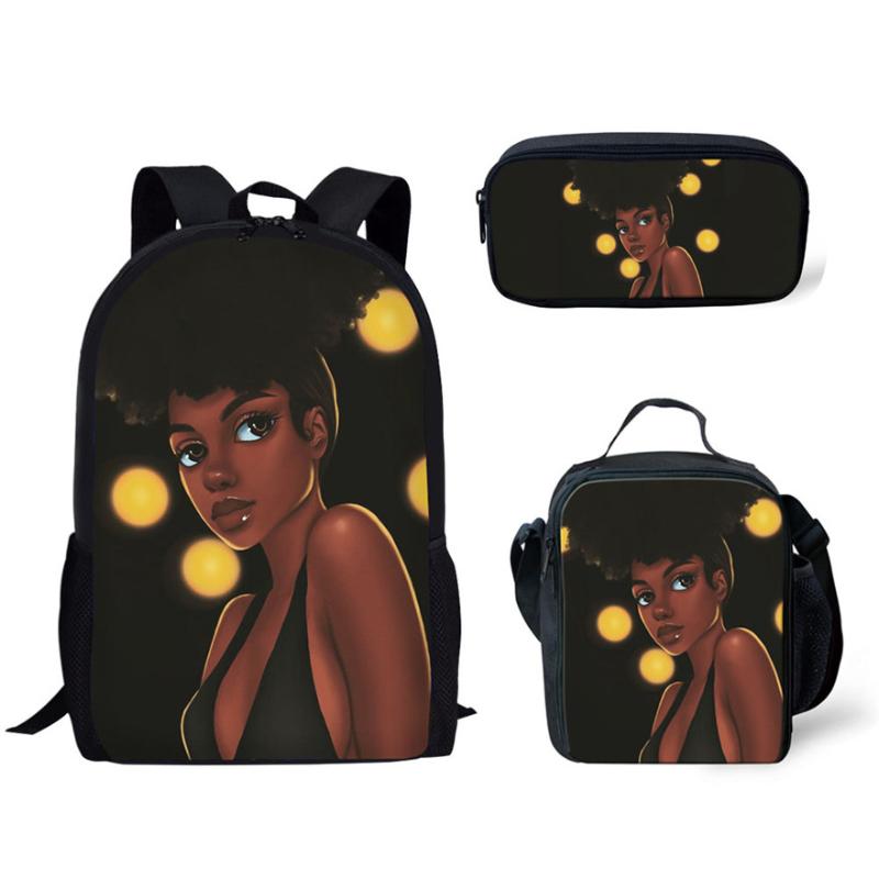 3pcs/set School Bags For Kids Bag Black Art African Girls Print Schoolbag Teenagers Primary Book Mochila Escolar
3pcs/set School Bags For Kids Bag Black Art African Girls Print Schoolbag Teenagers Primary Book Mochila Escolar
