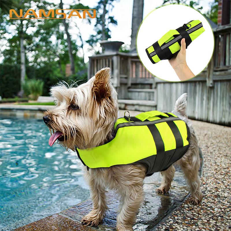 Dog Apparel Inflatible Pet Life Jacket Summer Polyester Folding Vest Collar Harness Saver For Surfing Swimming Swimwear Reflective Strip
Dog Apparel Inflatible Pet Life Jacket Summer Polyester Folding Vest Collar Harness Saver For Surfing Swimming Swimwear Reflective Strip